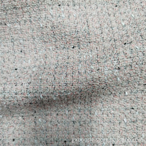 Boucle Fashion Pink design with Dot fabric